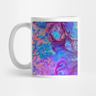 Grunge pink and blue Inkscape Mug